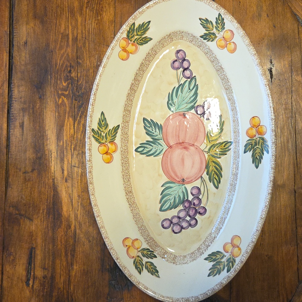 Alcobaca Pottery - Large Ceramic Platter